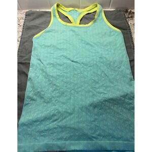 VSX Sport Tank Top Athletic‎ Racerback Activewear Aqua Size L Victoria's Secret